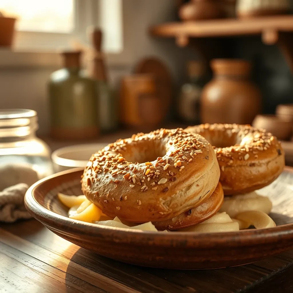 Homemade Whole Wheat Bagels recipe