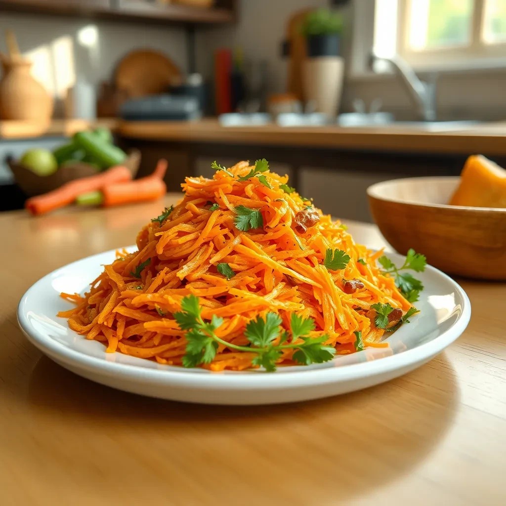 Indian-Style Grated Carrot Salad recipe