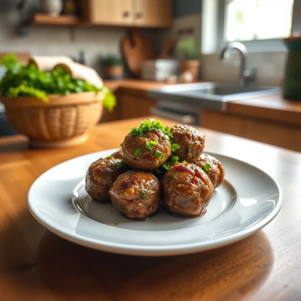 Japanese Chicken Tsukune Meatballs recipe