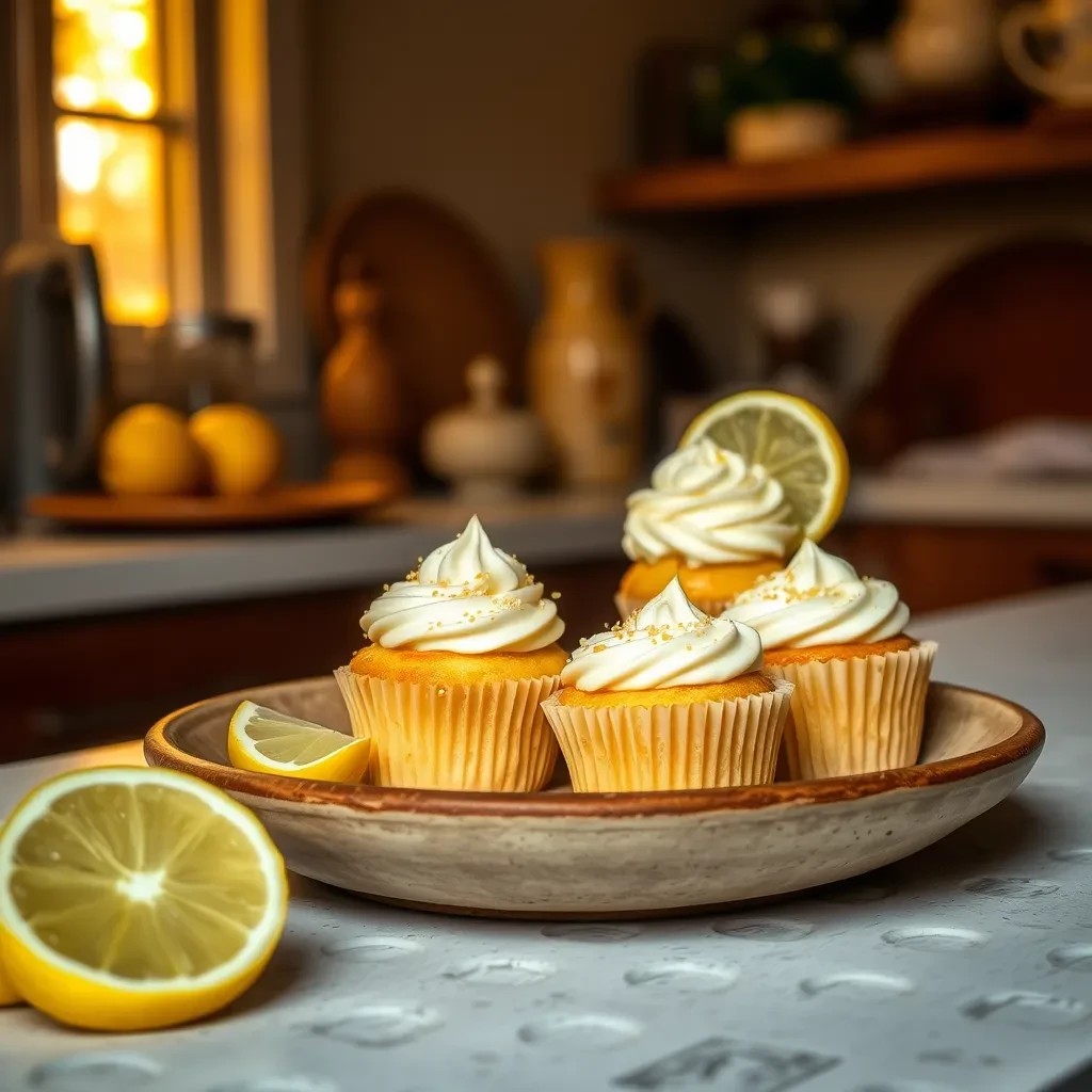 Lemon Coconut Delight Cupcakes recipe