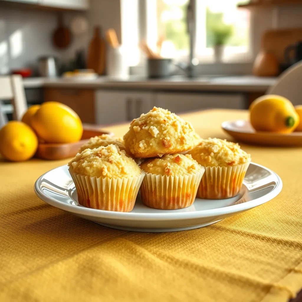 Lemon Crumb Muffins recipe