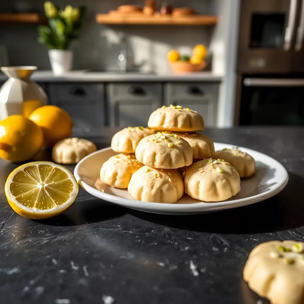 Lemon Zest Princess Cookies