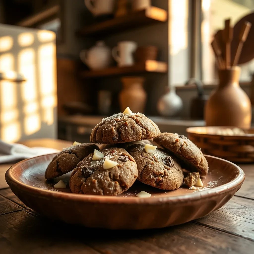 Malt White Chocolate Cookies recipe