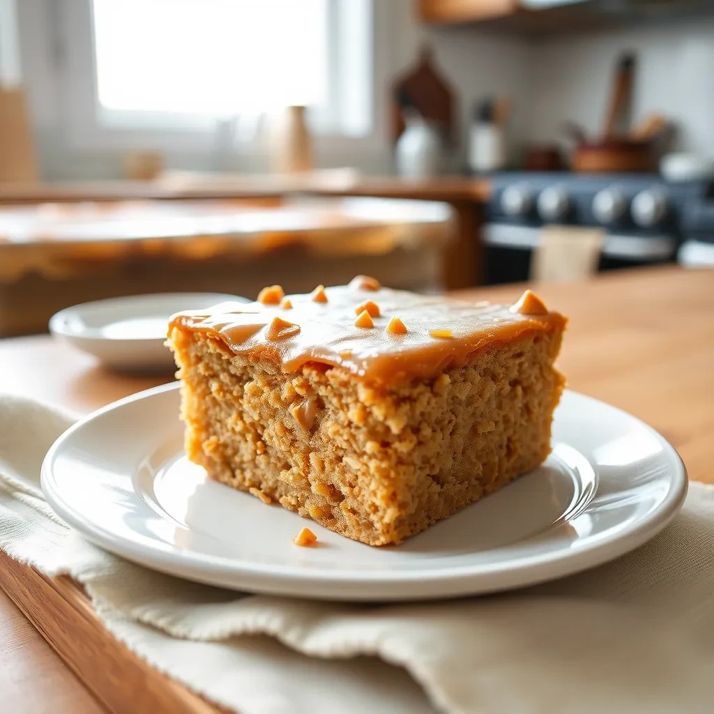 Maple Peanut Butter Sheet Cake recipe