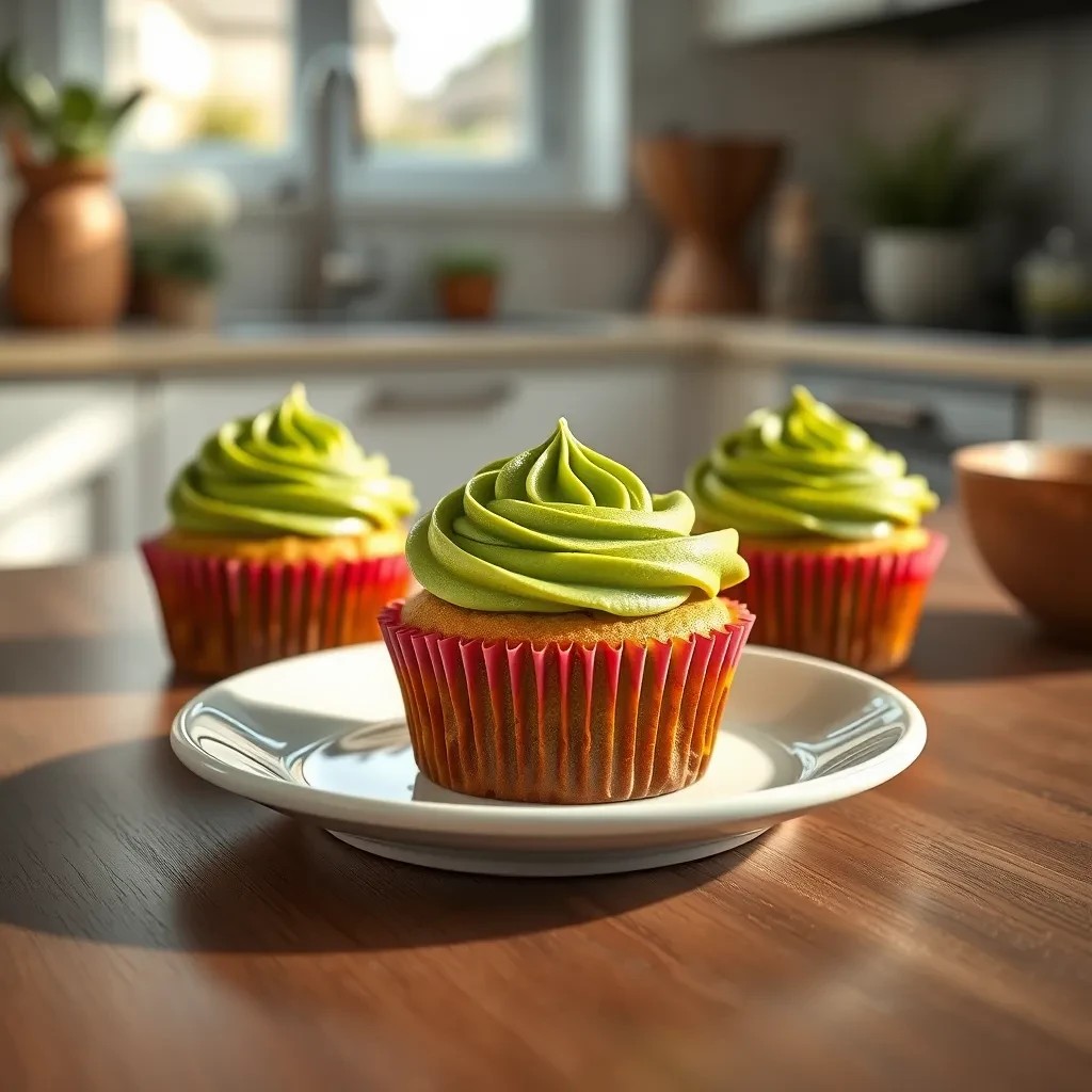 Matcha Green Tea Cupcakes recipe