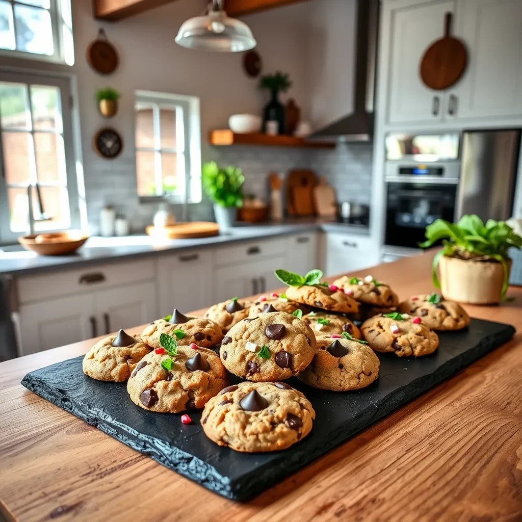 Mint Chocolate Chip Cookies recipe