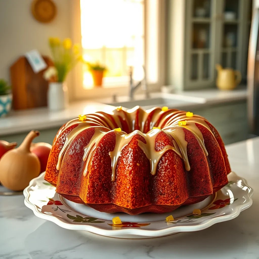 Moist Rum-Pineapple Bundt Cake recipe