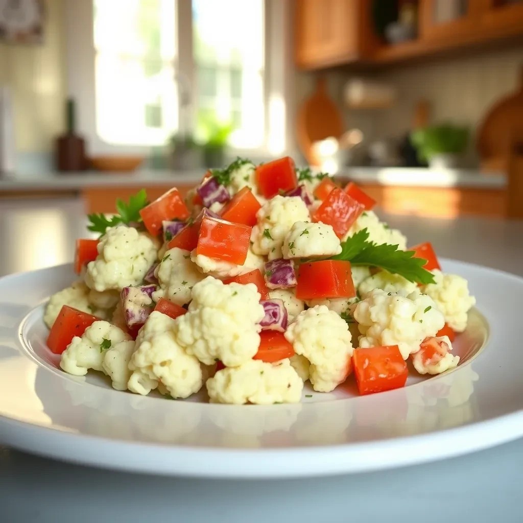 Muffuletta-Style Cauliflower Salad recipe