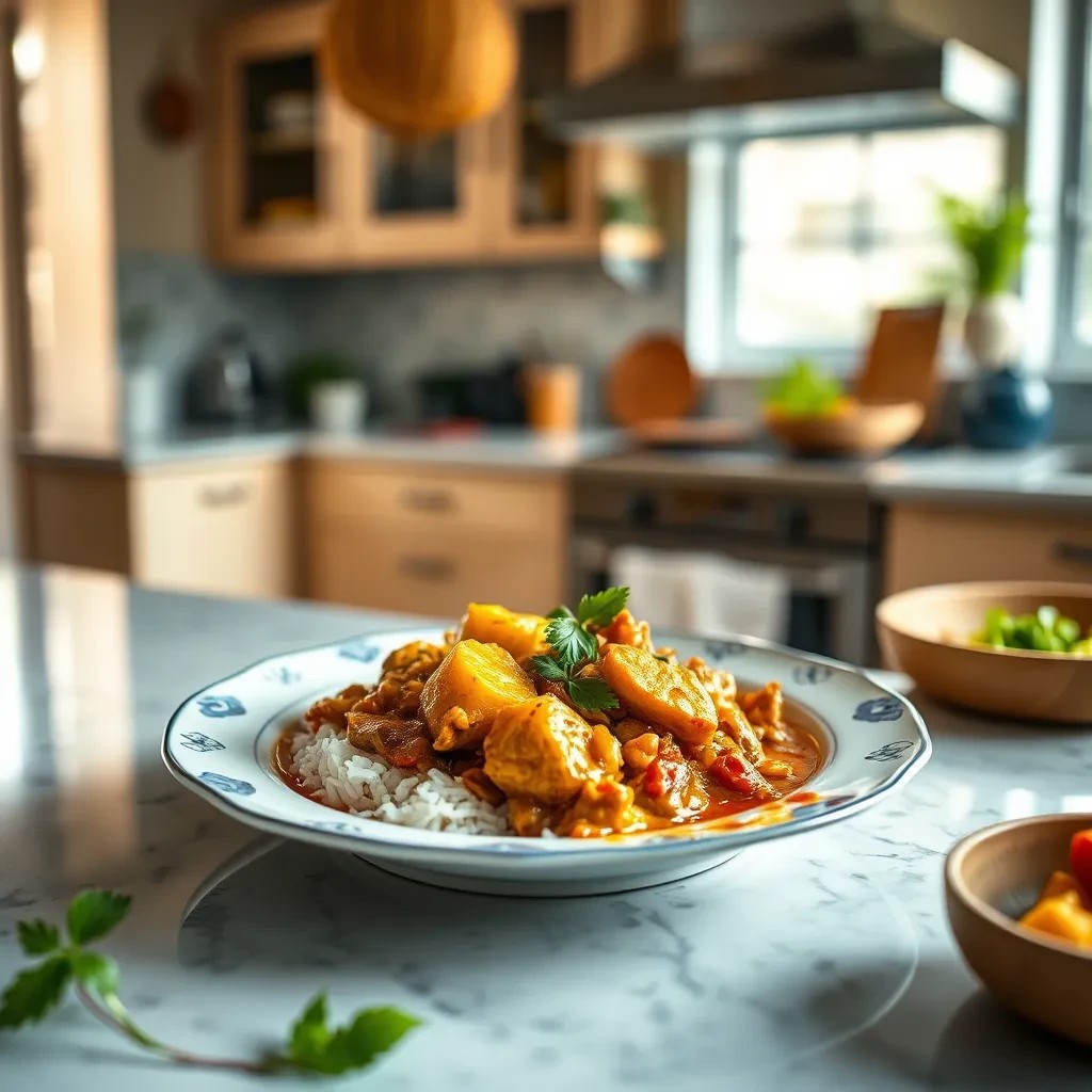 Myanmar Chicken Jackfruit Curry recipe