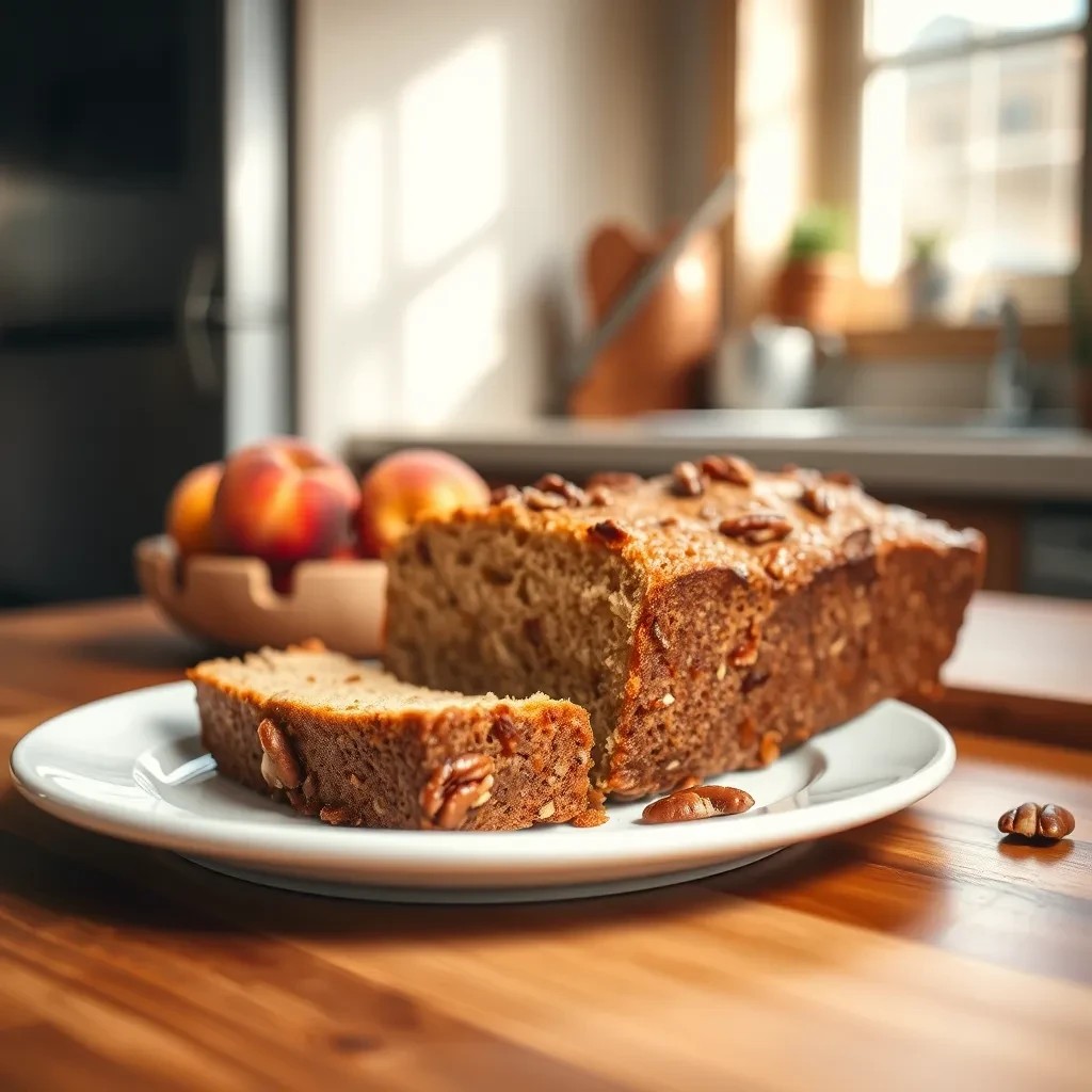 Peach Pecan Bread recipe