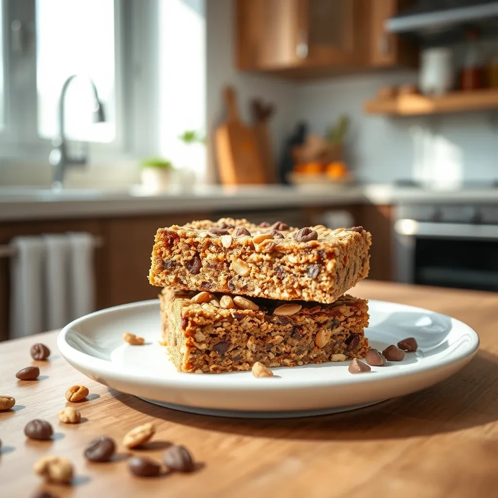 Peanut Butter Chocolate Oat Bars recipe