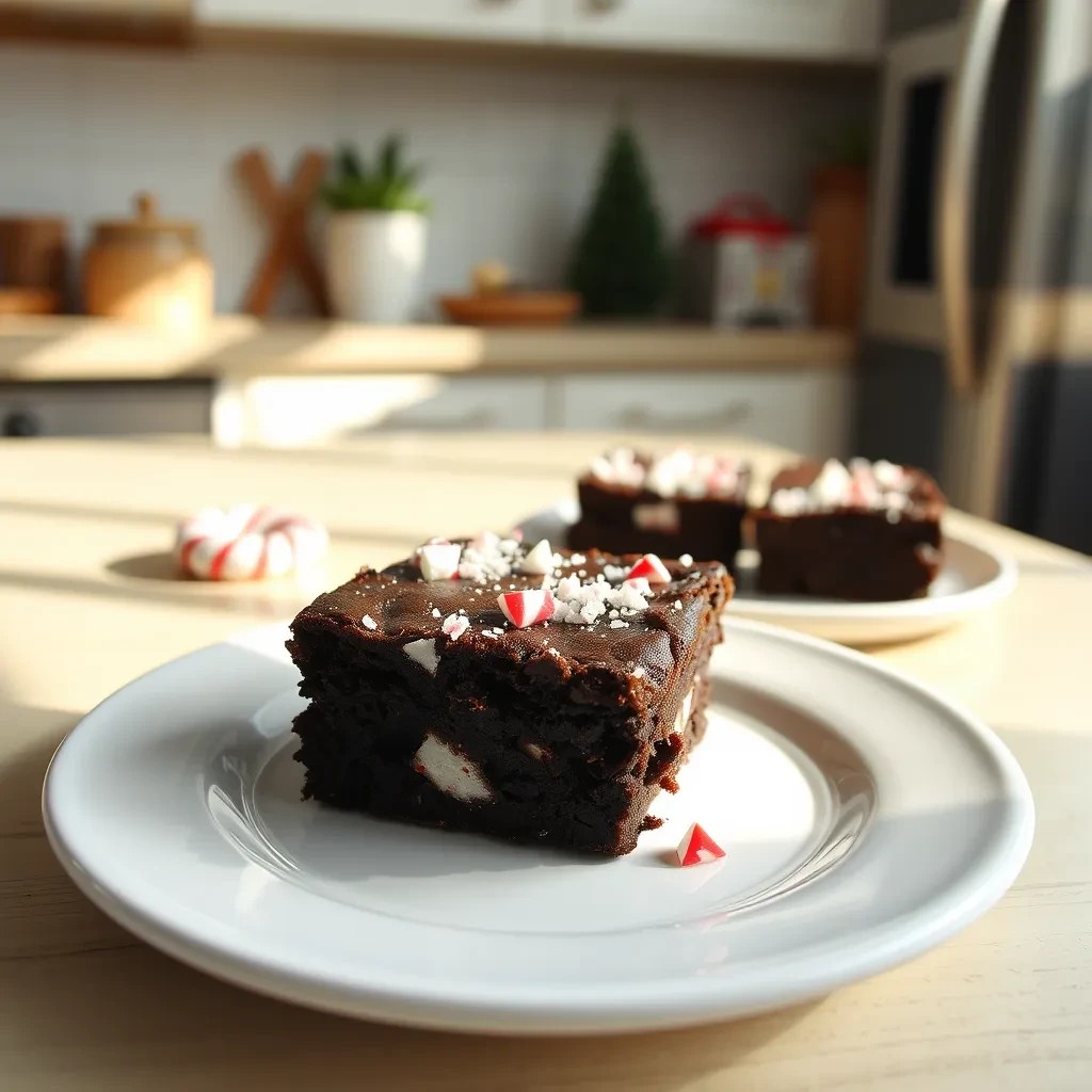 Peppermint Chocolate Brownies recipe