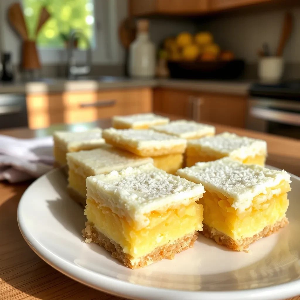 Pina Colada Dessert Bars recipe