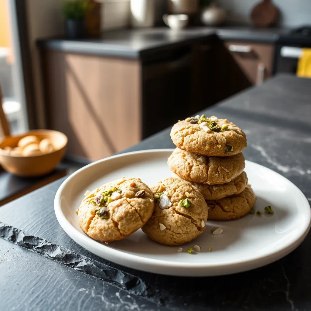 Pistachio Coconut Cookies recipe