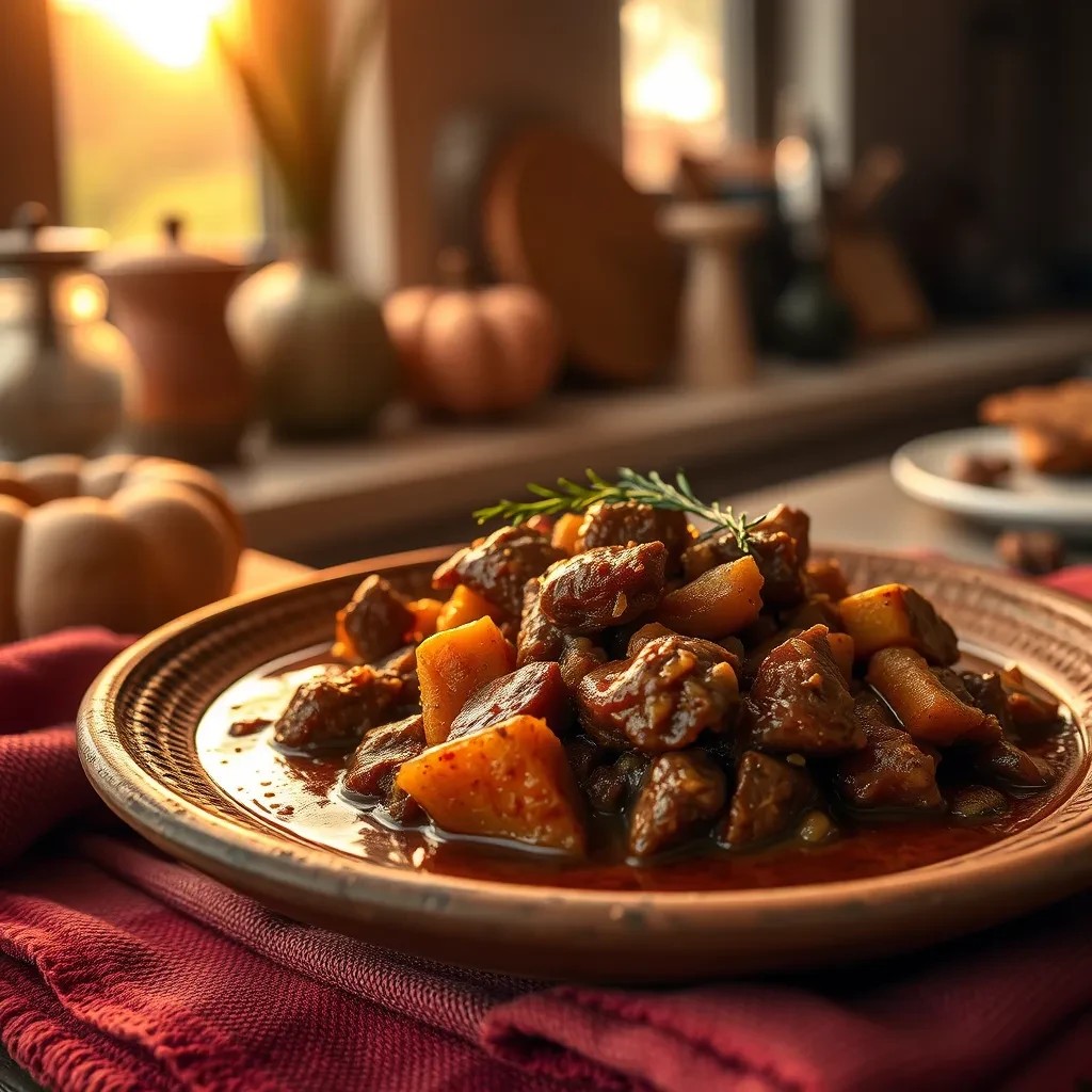 Pumpkin Beef Stew recipe