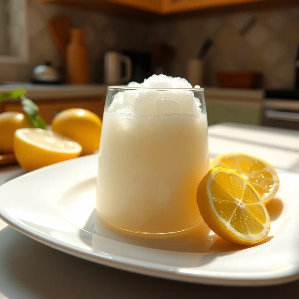 Refreshing Lemonade Slushie recipe