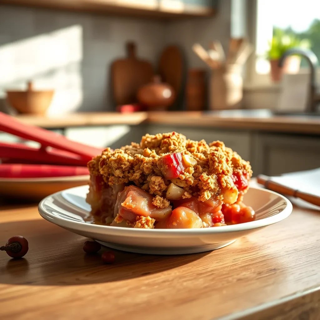 Rhubarb Crisp Delight recipe