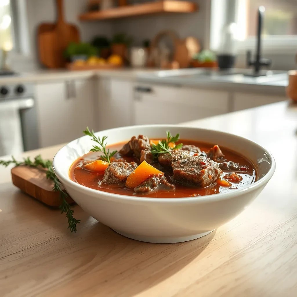 Savory Atlas Mountain Lamb Soup recipe