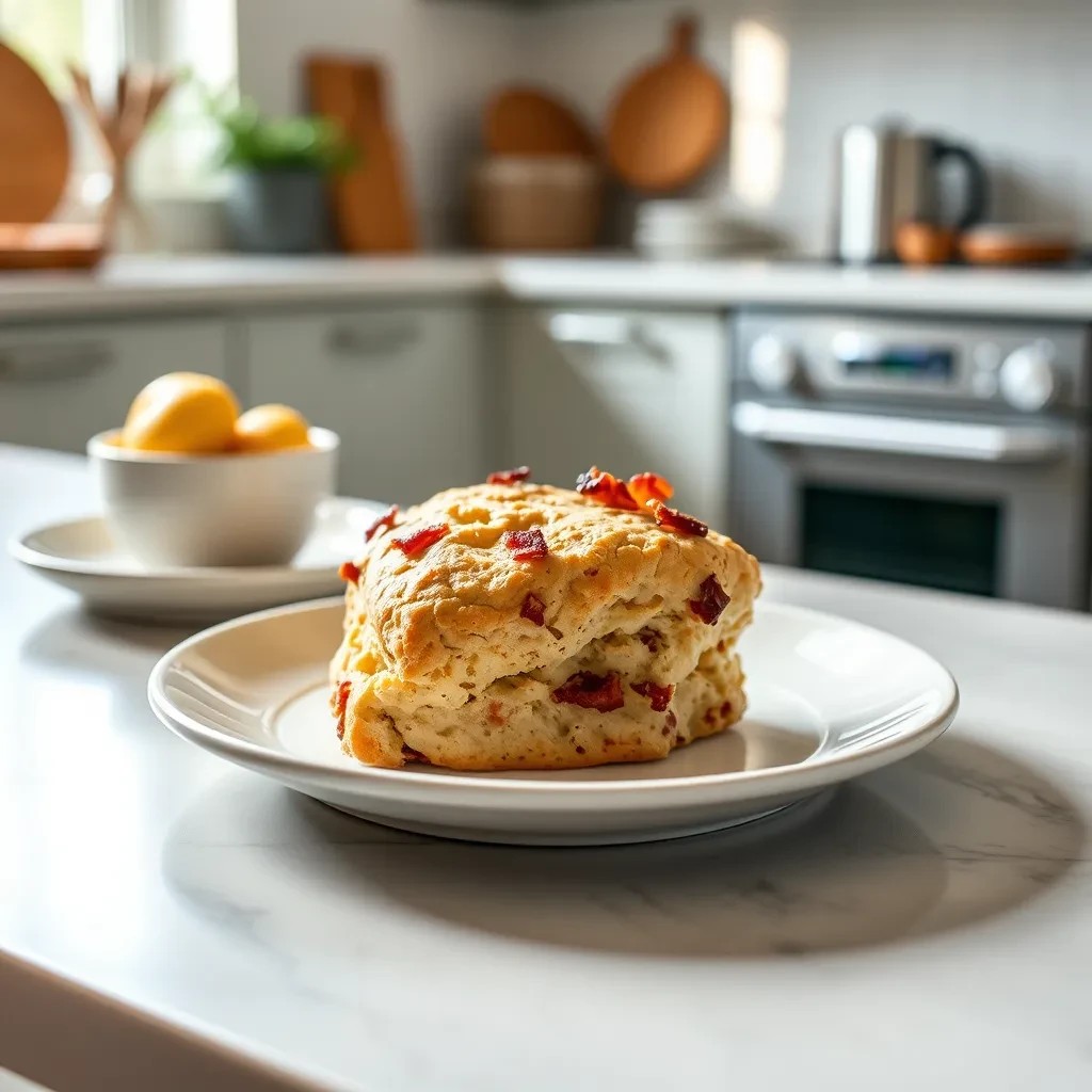 Bacon Scones with Savory Flavor recipe