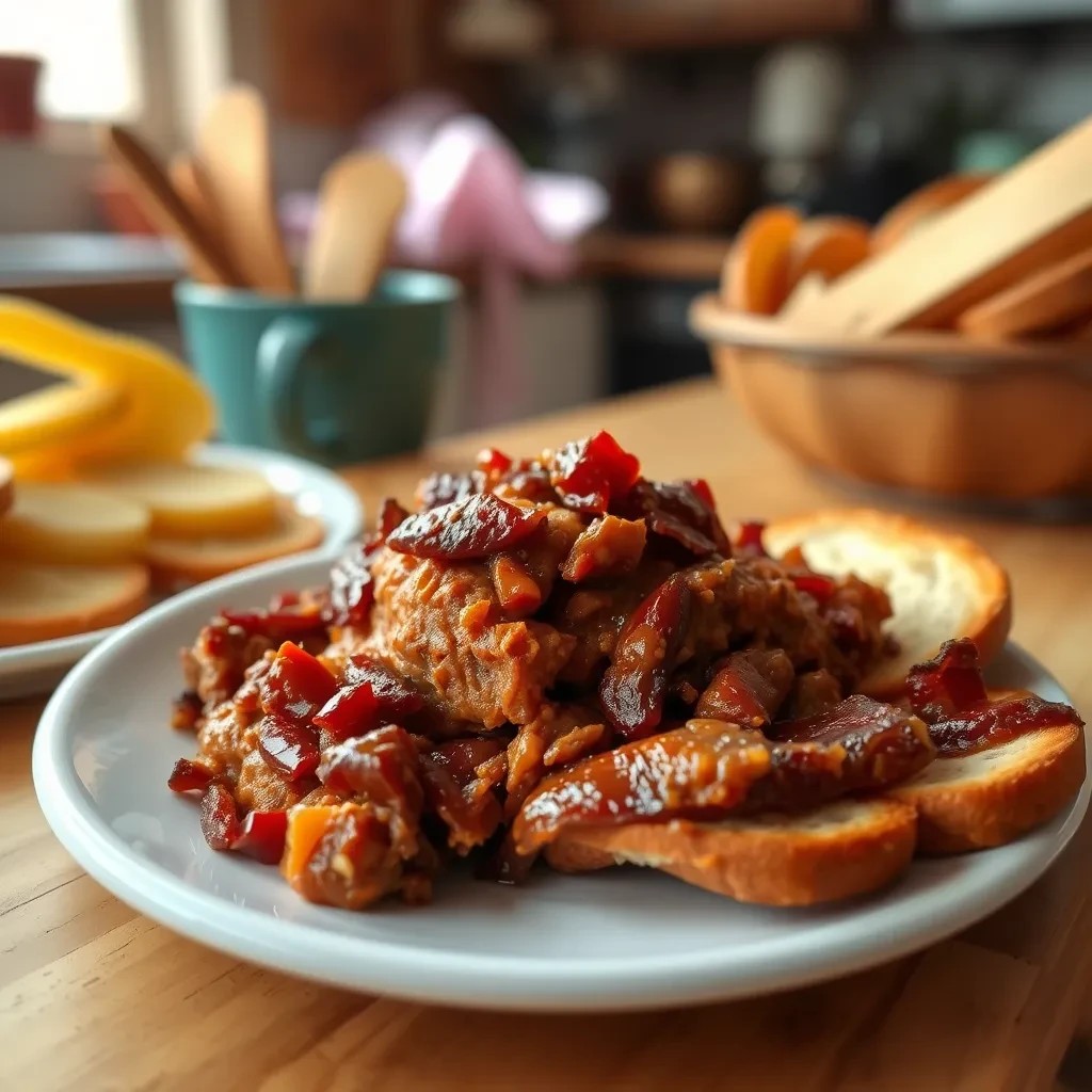 Savory Barbecue Bacon Spread recipe