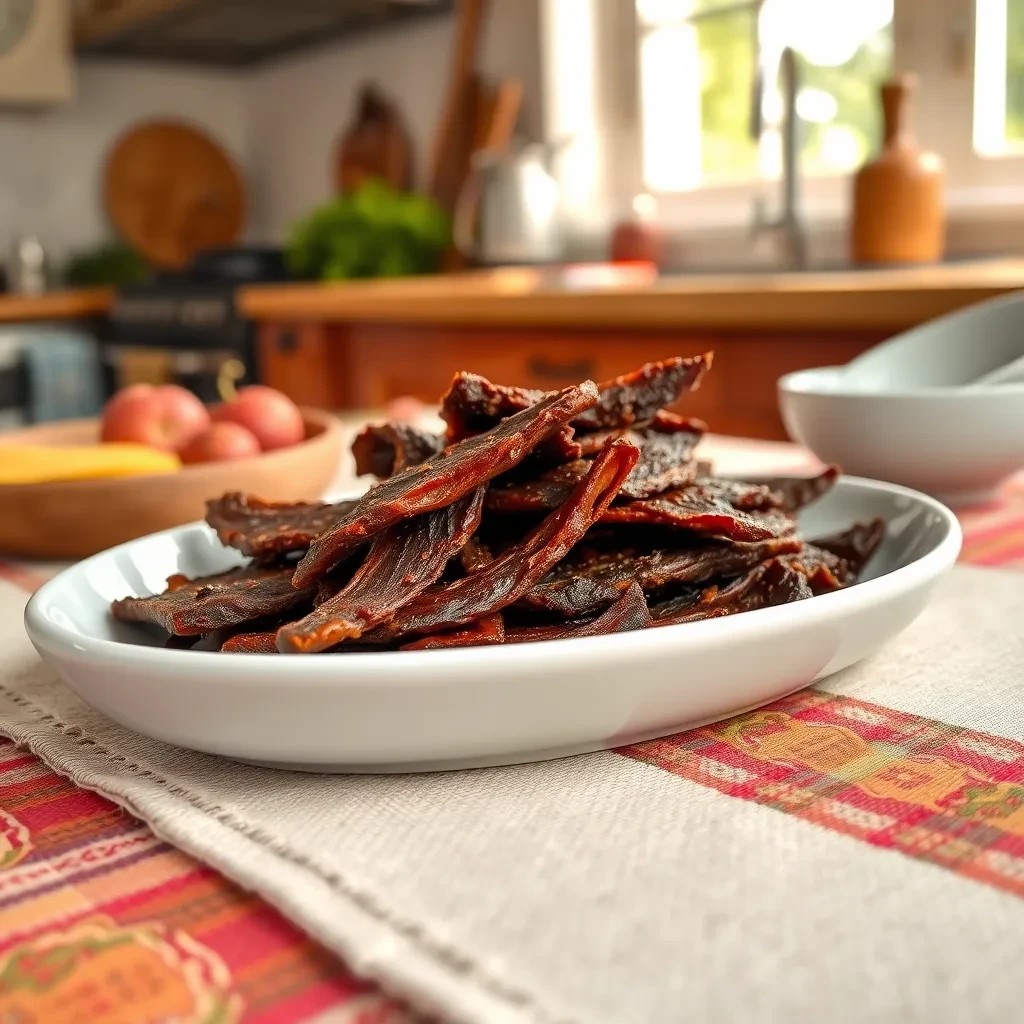 Savory Beef Jerky recipe