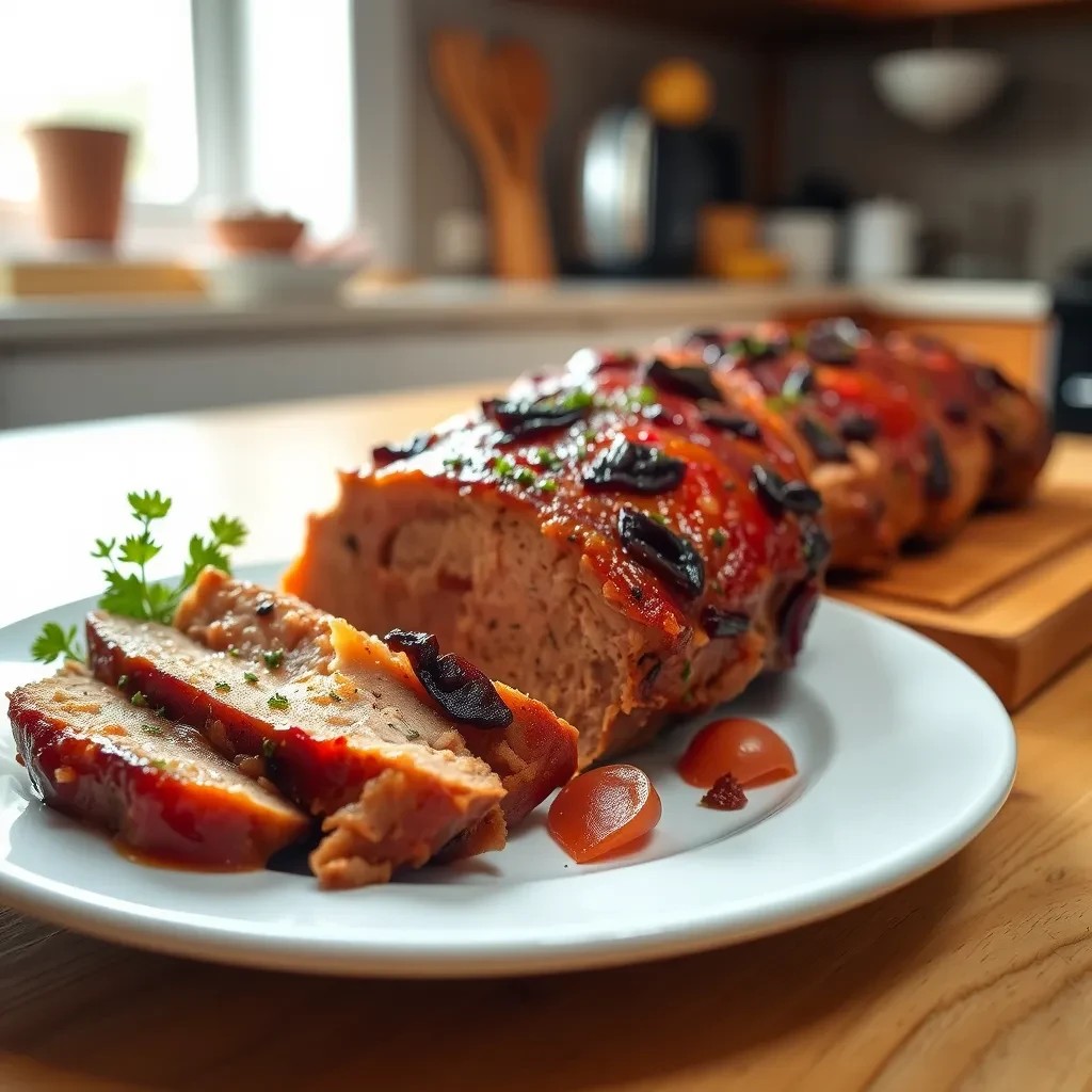 Savory Ham and Pork Loaf recipe