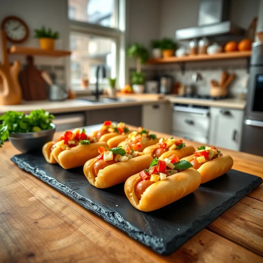 Savory RITZ Hot Dog Bites recipe