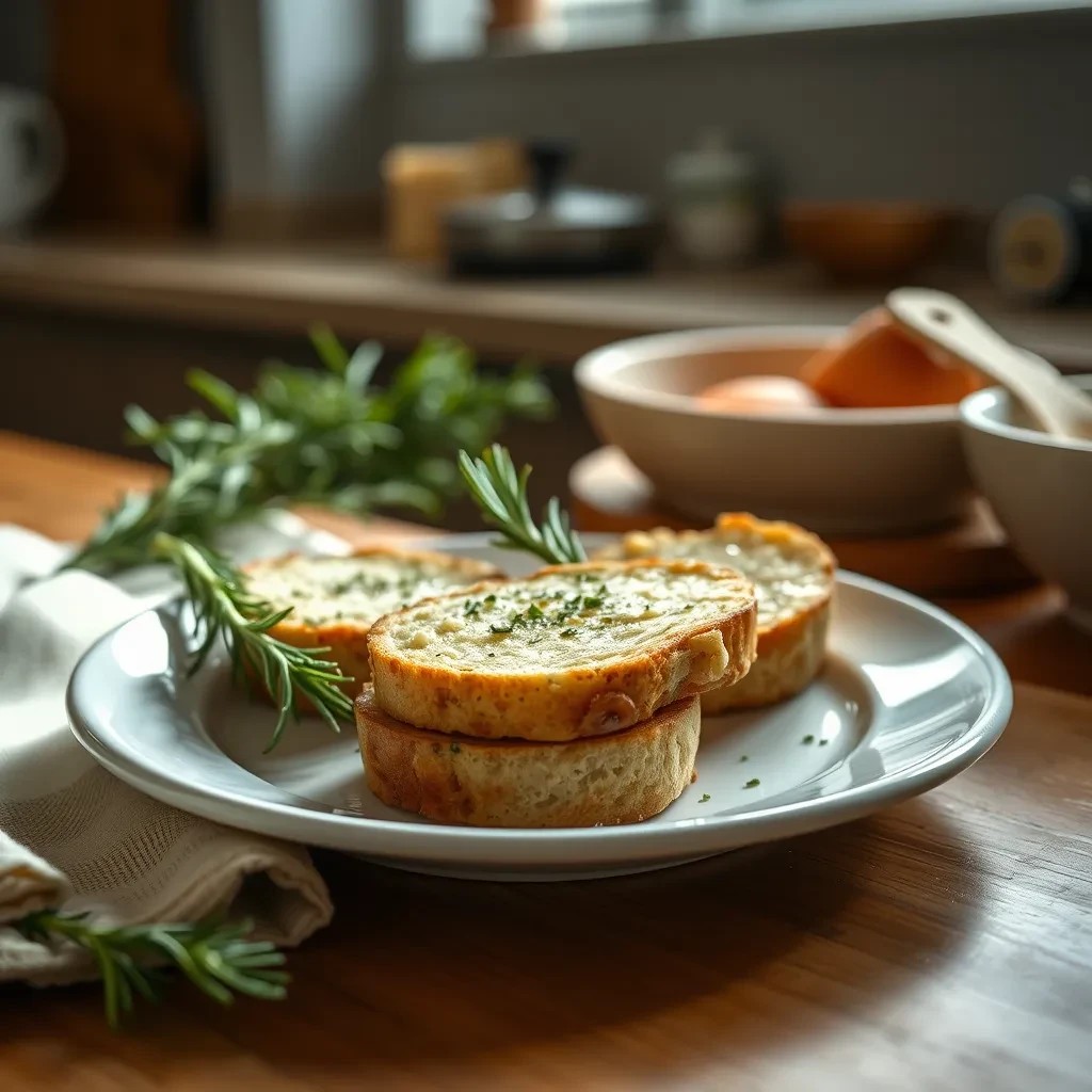 Savory Rosemary Butter Slices recipe