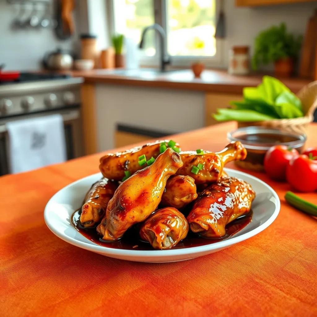 Savory Soy-Glazed Chicken Wings recipe