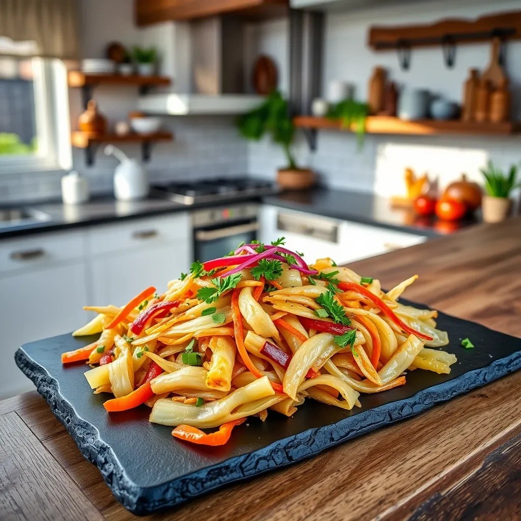 Savory Stir-Fried Cabbage Delight recipe