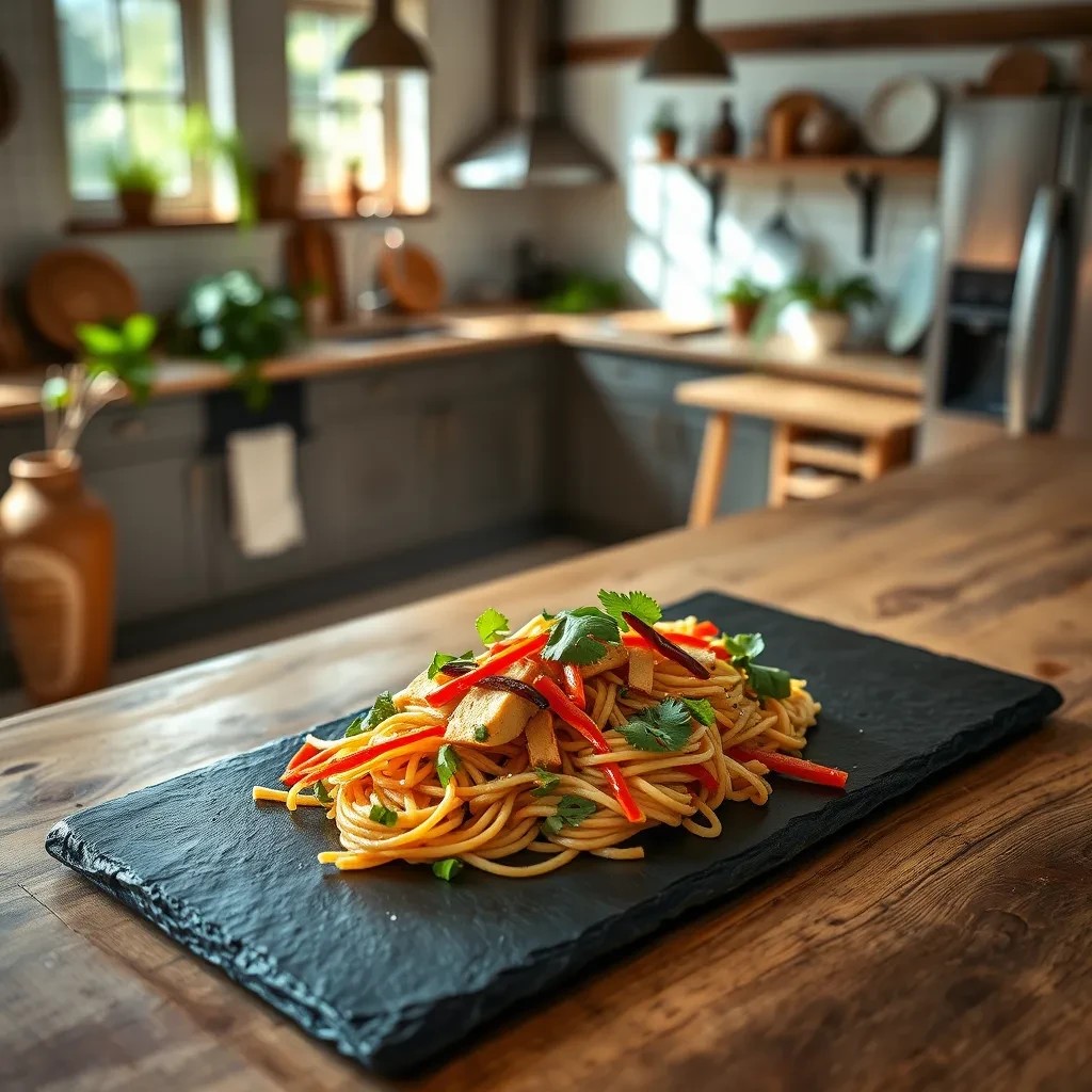 Shirataki Tofu Pad Thai recipe