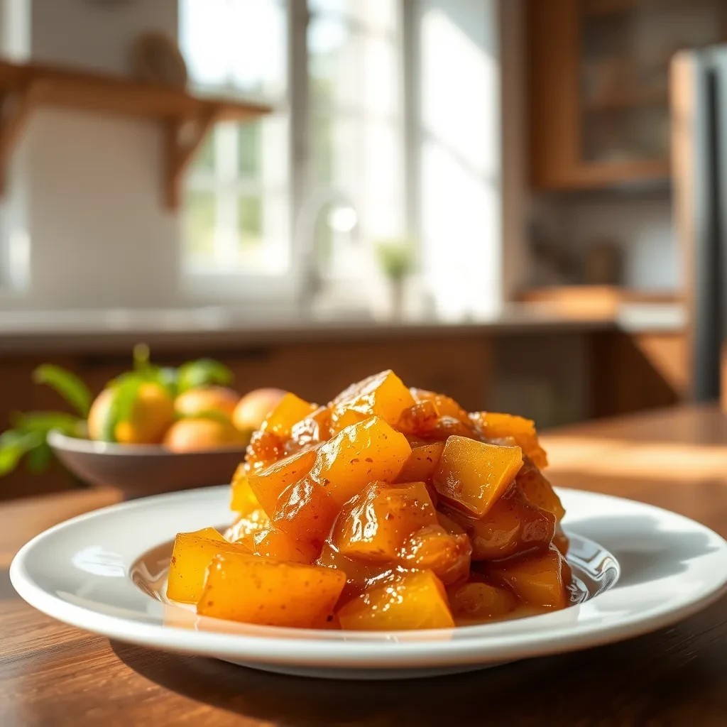 Spiced Peach Preserves recipe