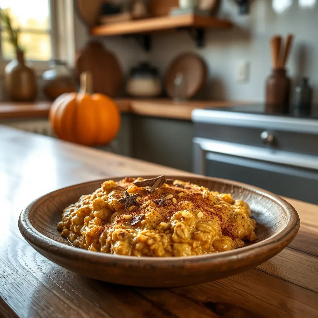 Spiced Pumpkin Oatmeal recipe