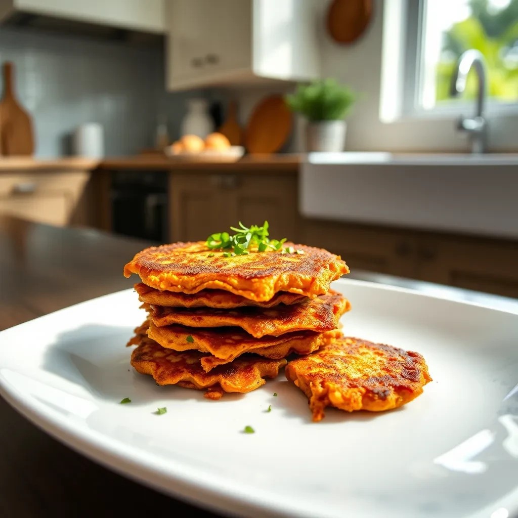 Spiced Sweet Potato Latkes recipe