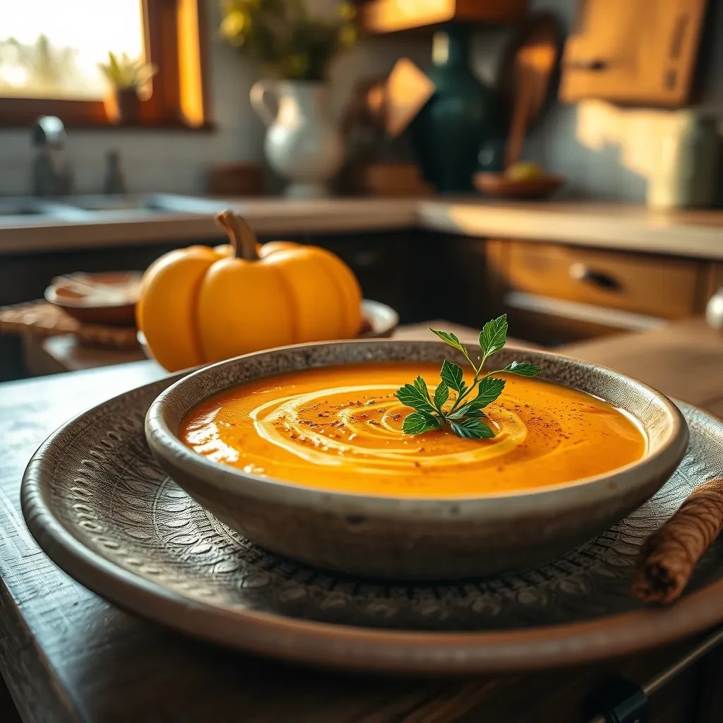 Spicy Butternut Squash Soup recipe