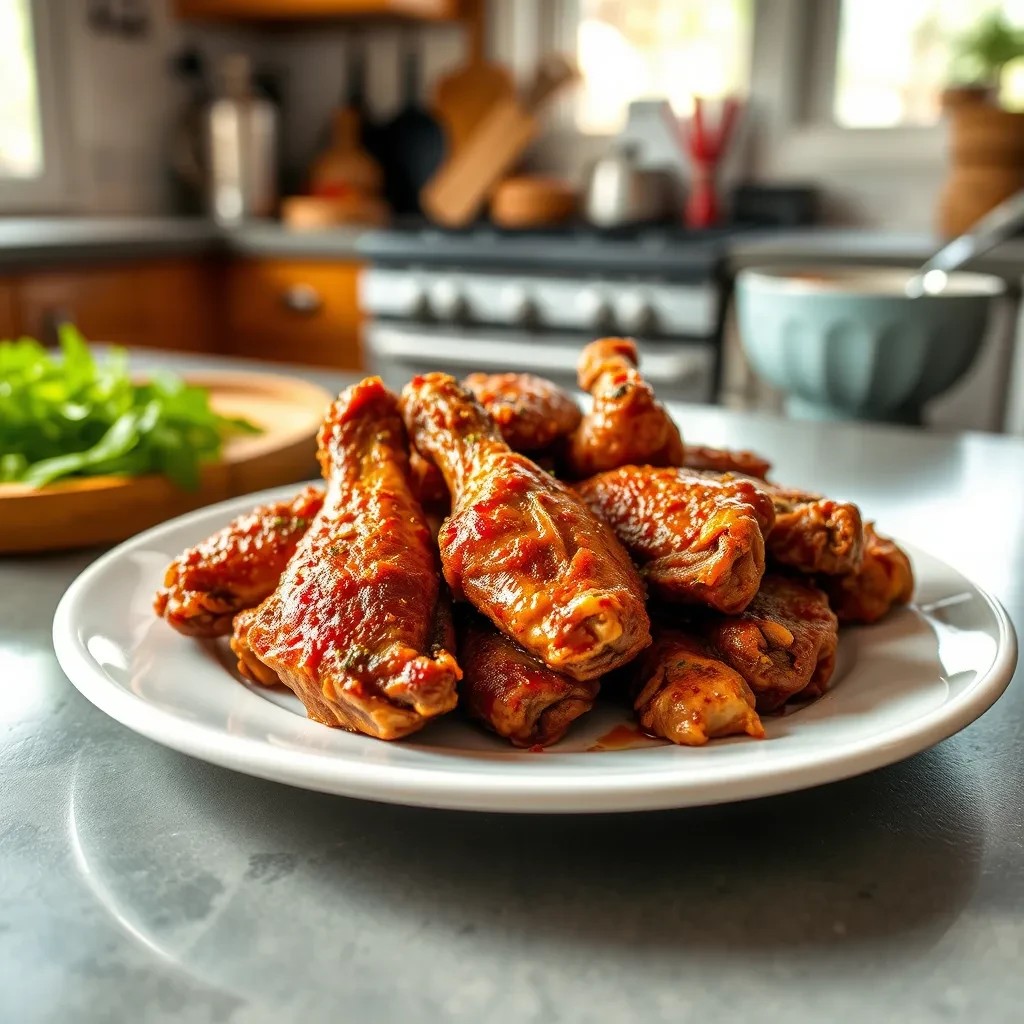 Spicy Dry-Rub Chicken Wings recipe