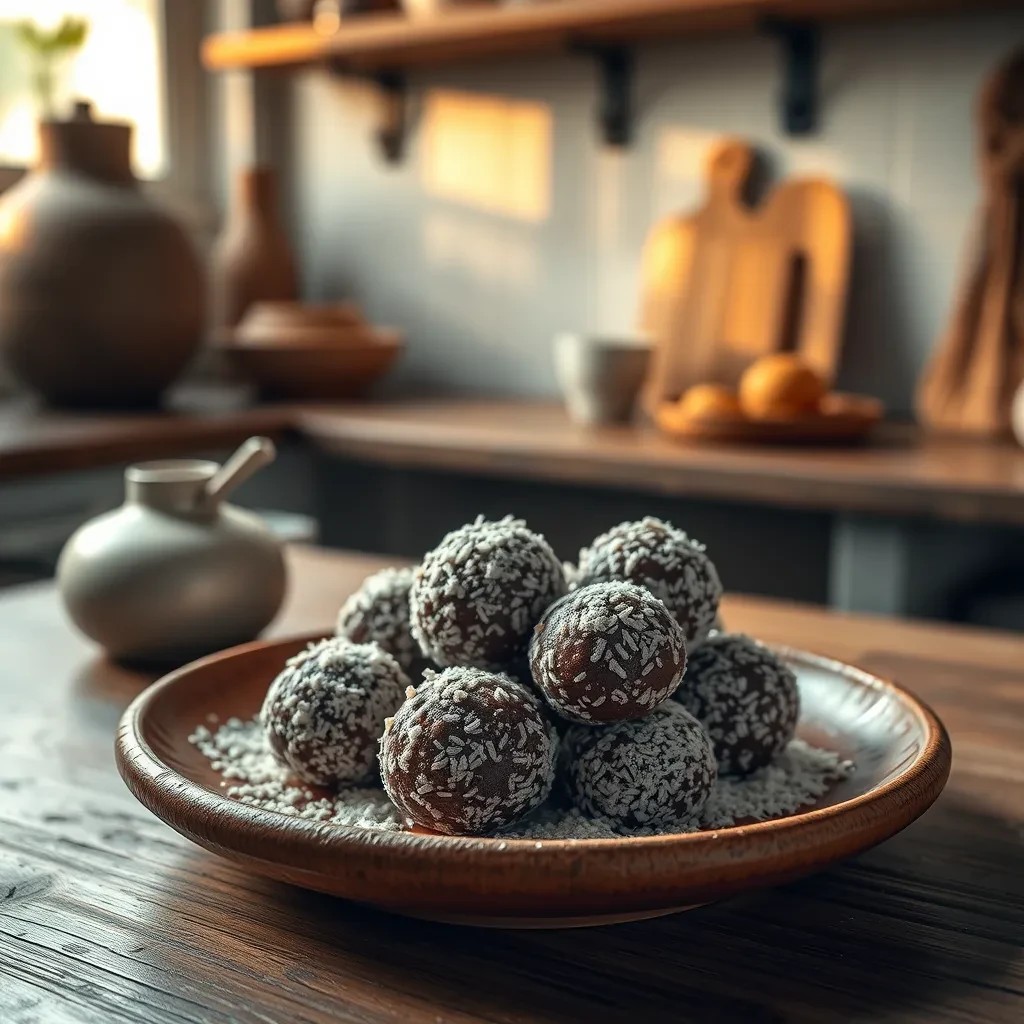 Swedish Chocolate Coconut Balls recipe