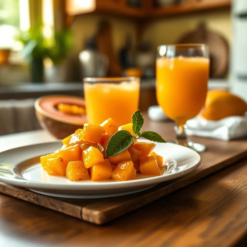 Tropical Papaya Mango Punch recipe