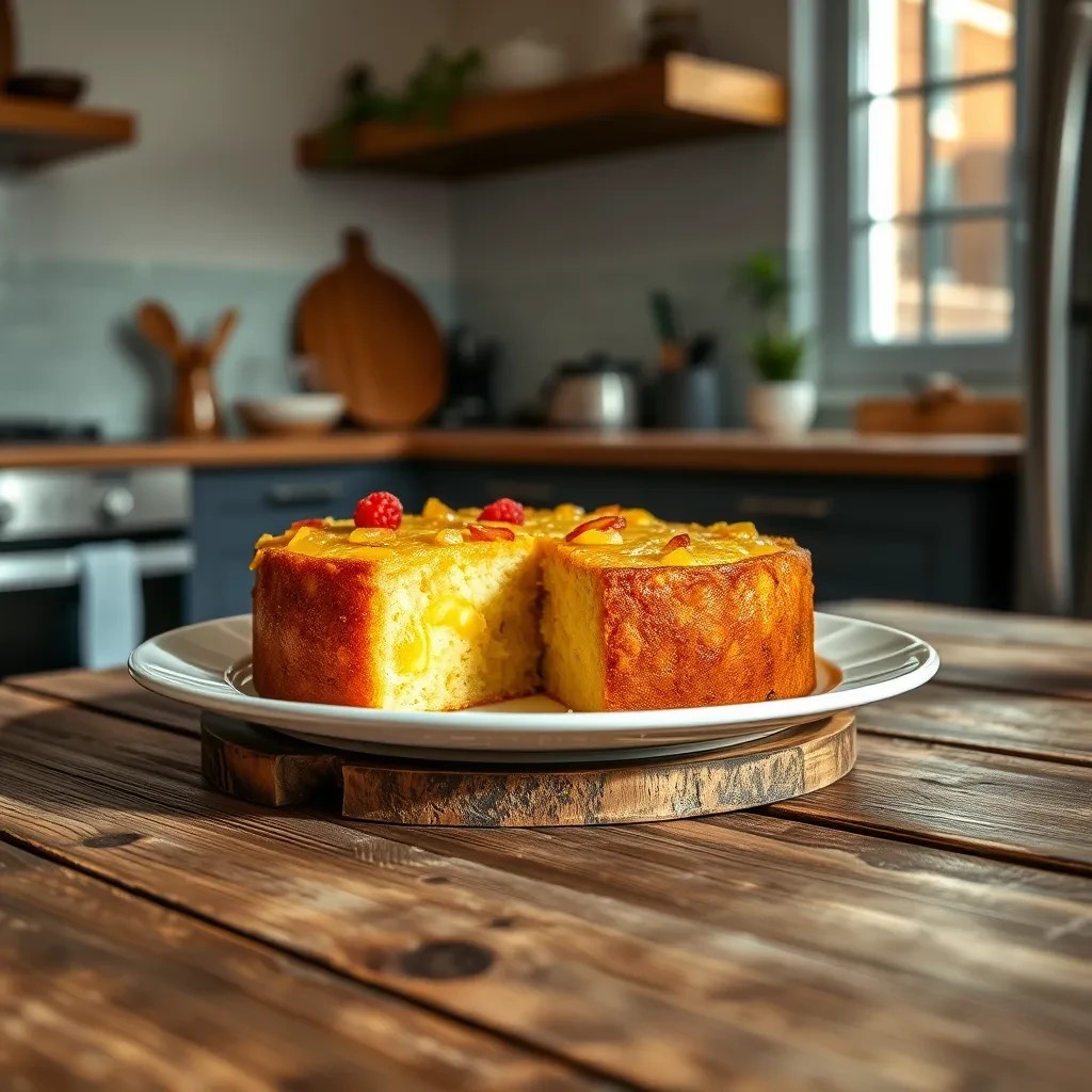 Tropical Pineapple Cake recipe