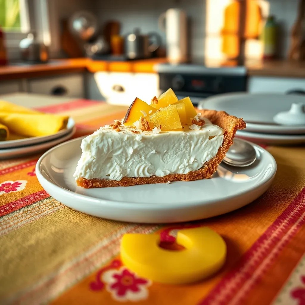 Tropical Pineapple Coconut Pie recipe