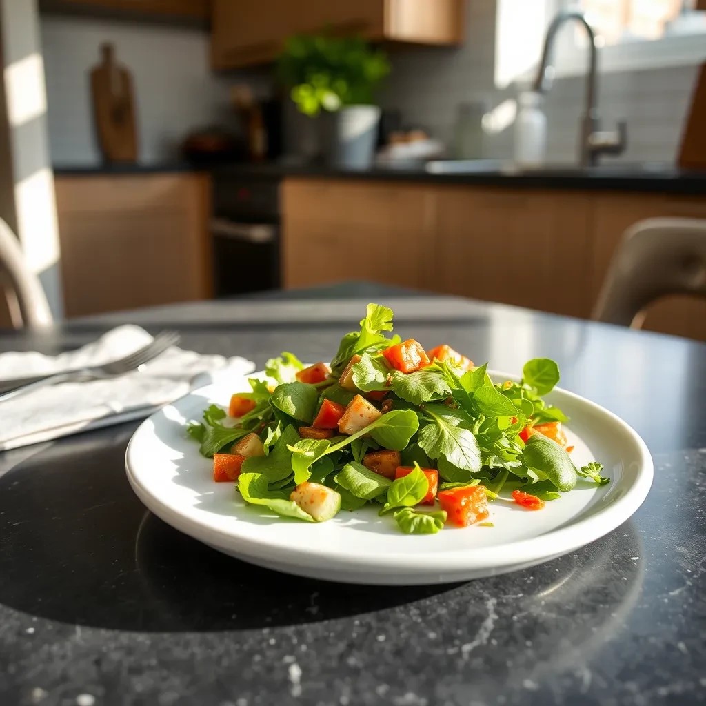 Zesty Spicy Watercress Salad recipe