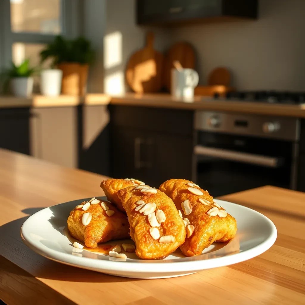 Almond Bear Claw Pastries recipe