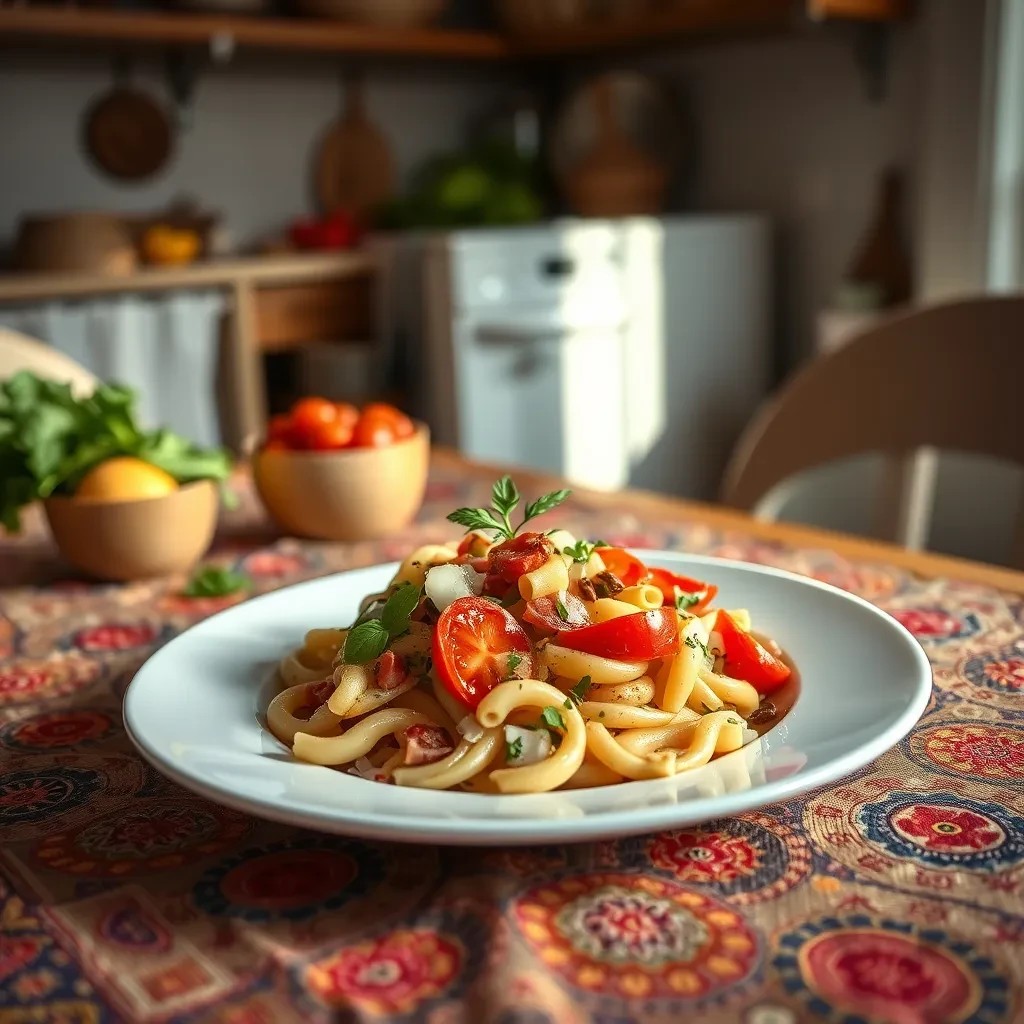 Pasta Salad with Antipasto Ingredients recipe