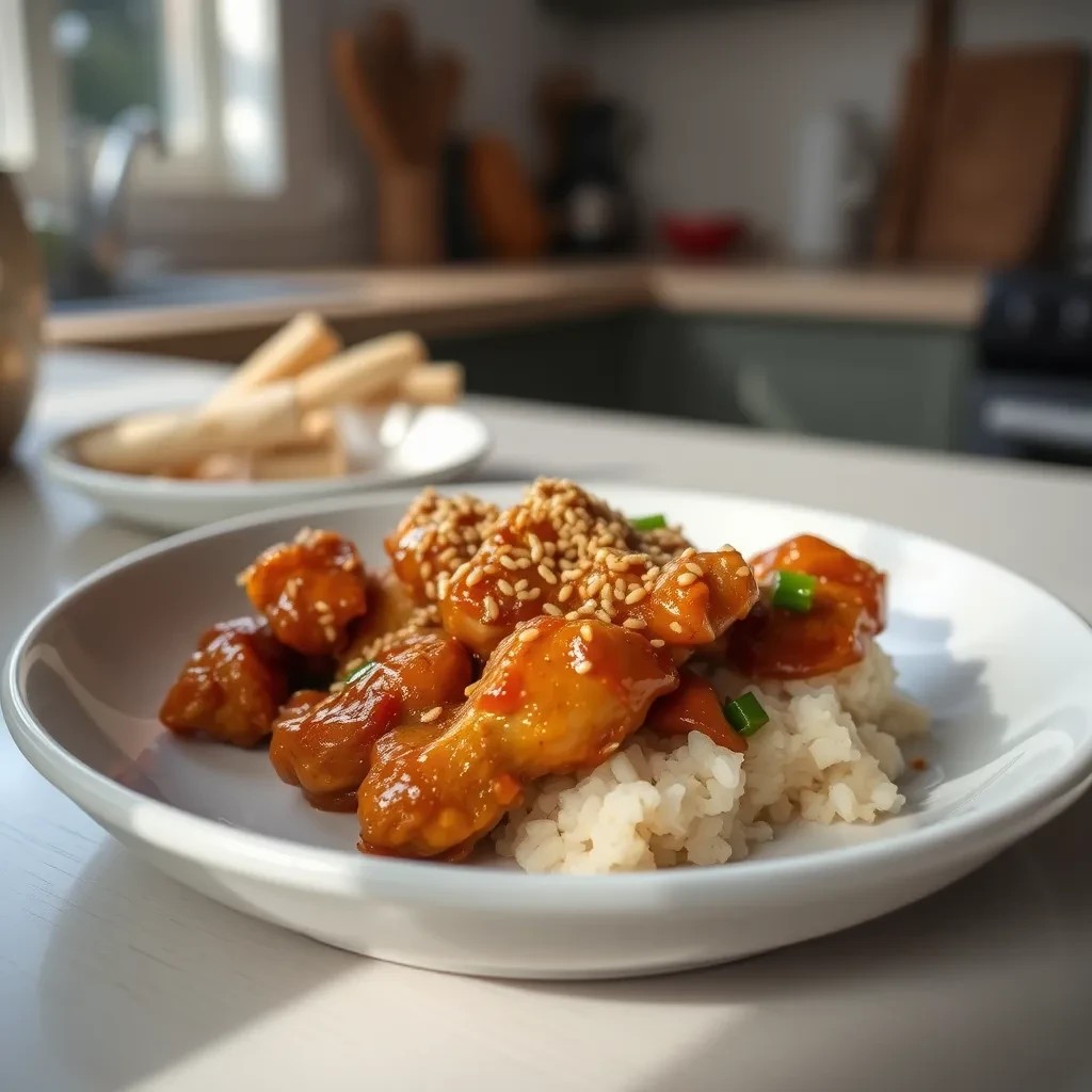 Oven Baked Sesame Chicken