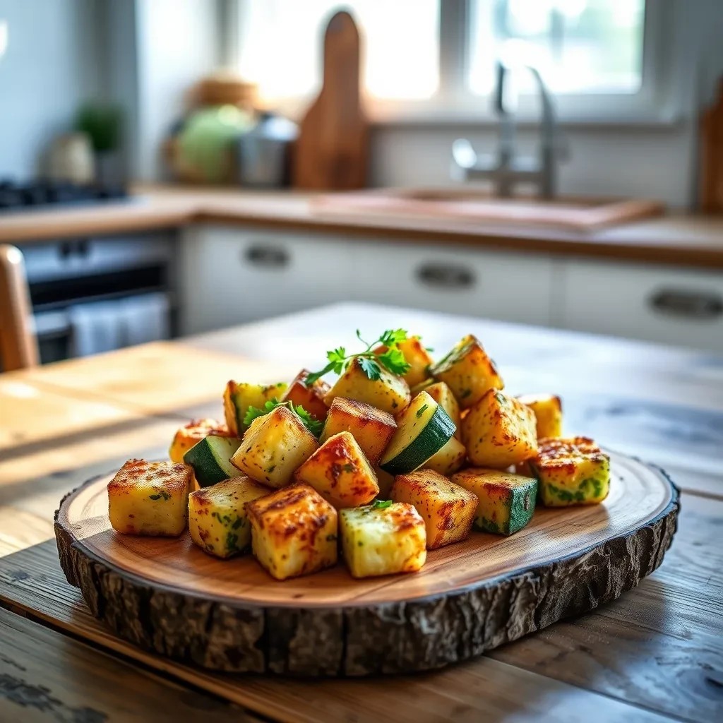 Baked Zucchini Tots recipe