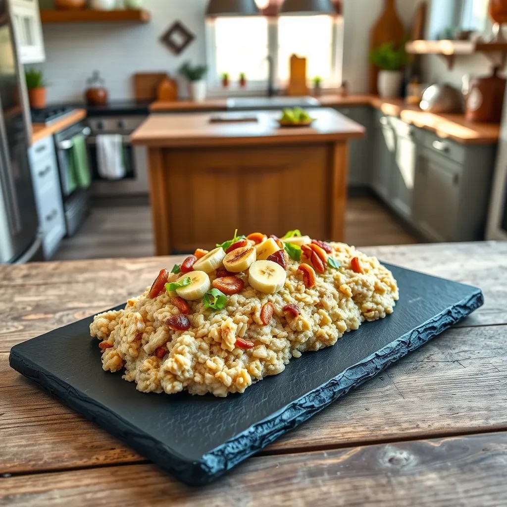 Banana Nut Oatmeal Bowl recipe