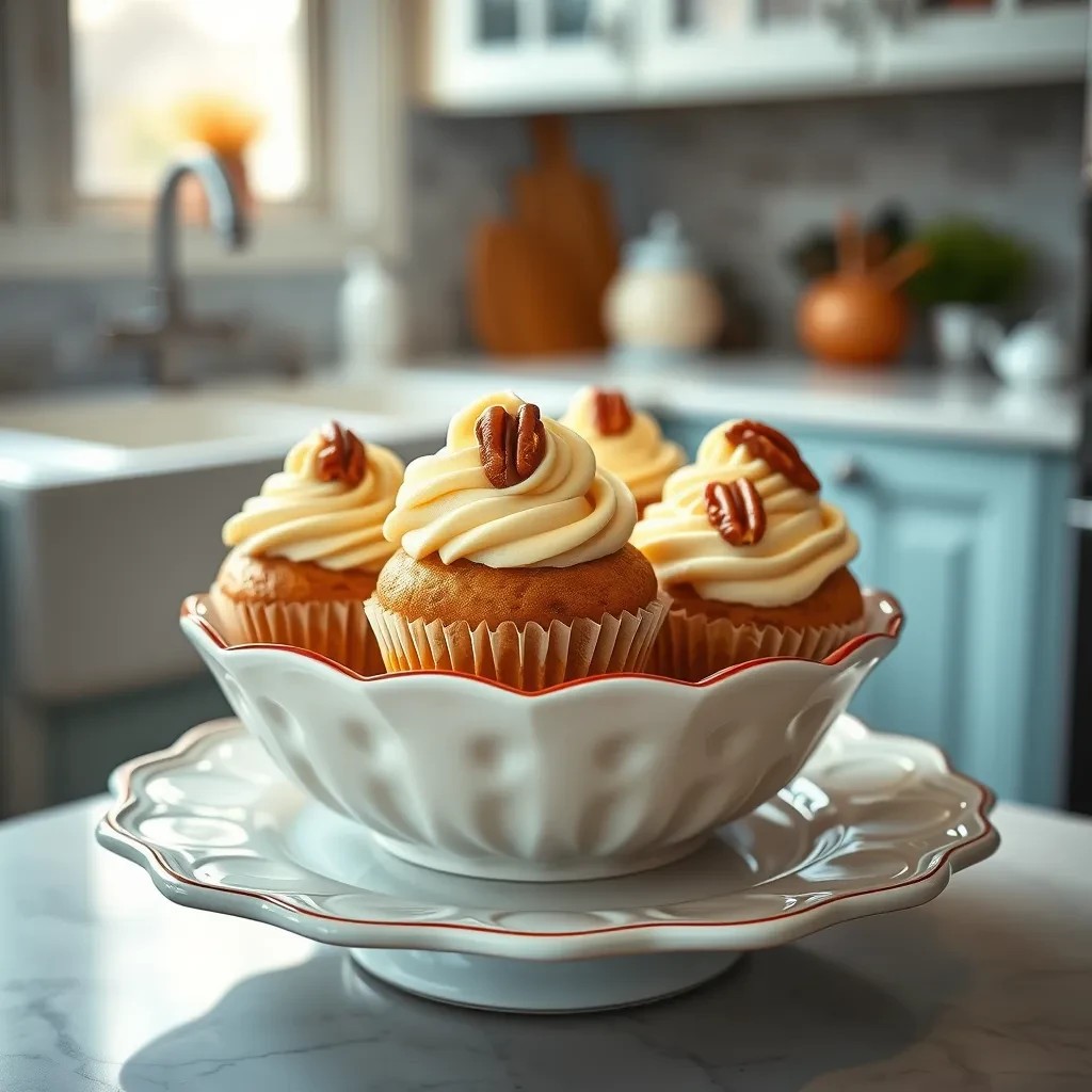 Banana Pecan Cupcakes recipe