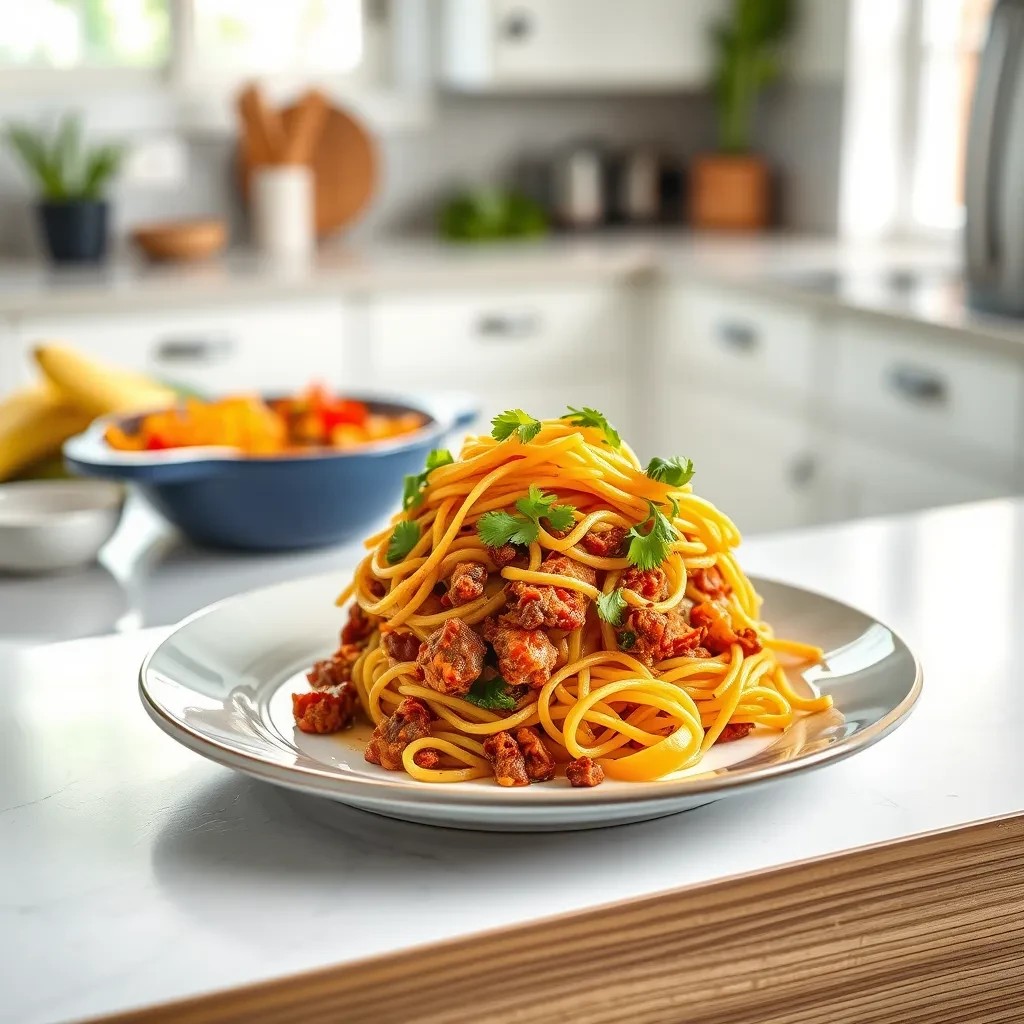 Beef Taco Noodle Casserole recipe