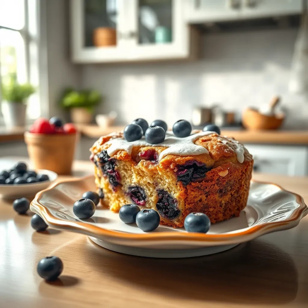 Blueberry Buckle Cake recipe