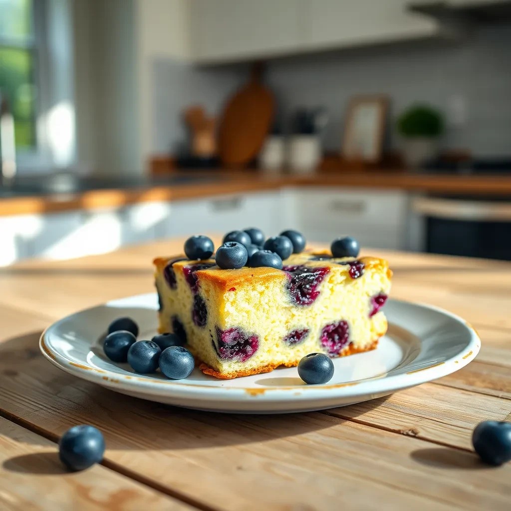 Blueberry Poke Dessert recipe